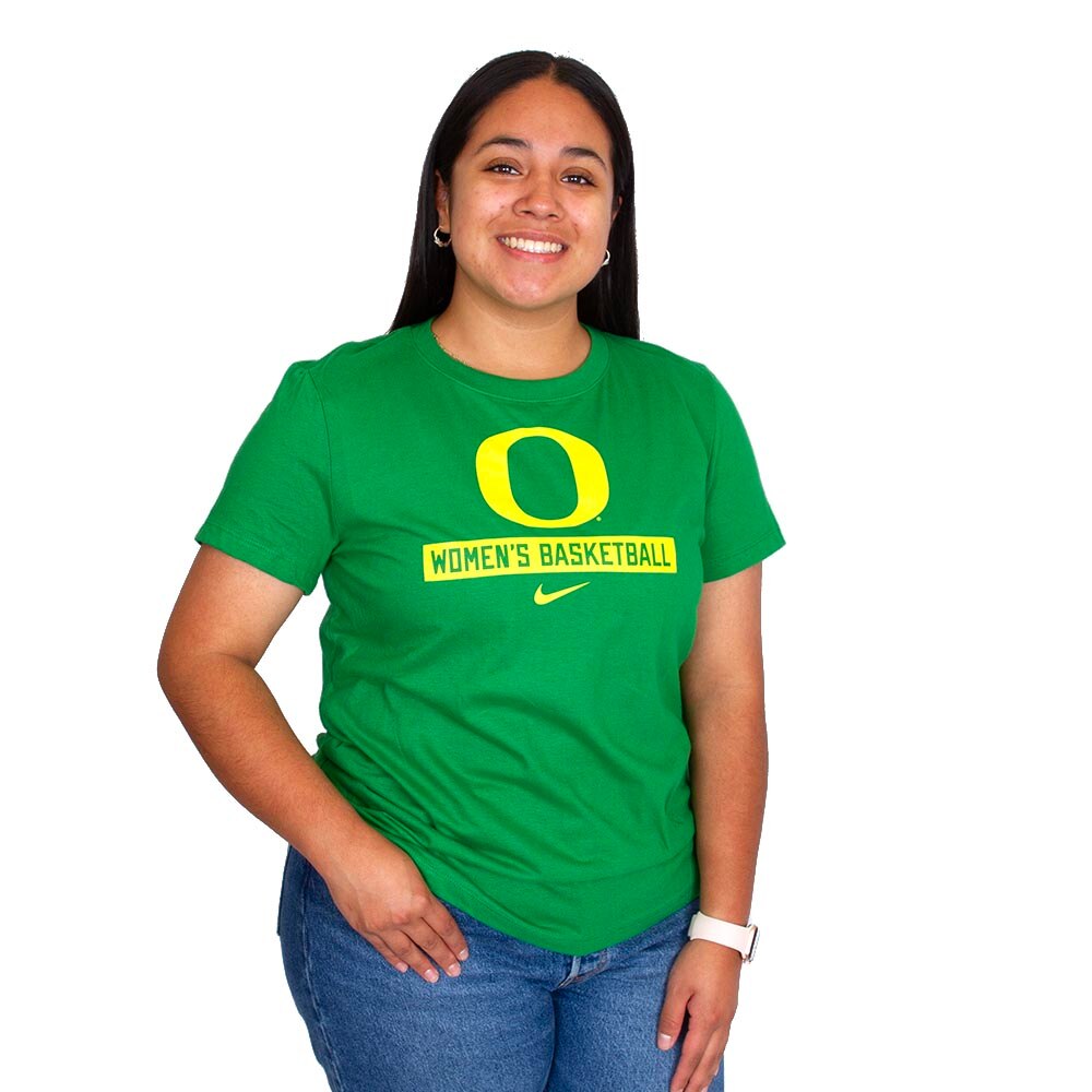 Women s Apple Nike Cotton O Oregon Women s Basketball T Shirt